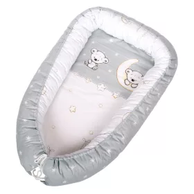 DOMBABY Babafészek  50x75cm  SZÜRKE CSILLAGOS