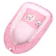 DOMBABY Babafészek  50x75cm PINK CSILLAGOS