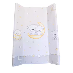 DOMBABY Pelenkázó lap puha vállas P70x50 cm Macis SZÜRKE