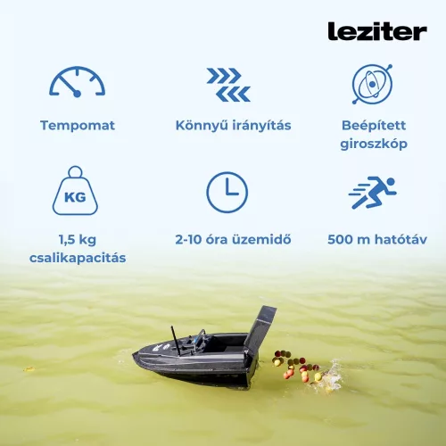 Etetőhajó X1 GPS+4G hátrakidobós carbon