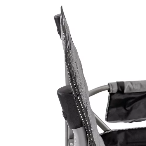 Leziter Comfort Plus karfás horgász szék pohártartóval szürke