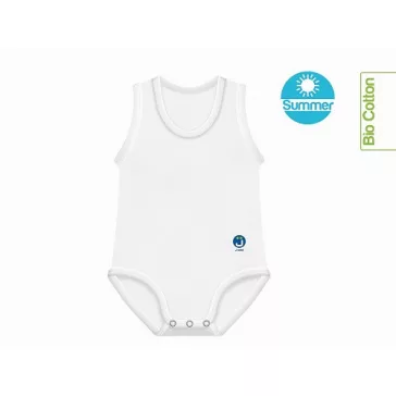 J Bimbi kombidressz 0-36 hó biopamut Summer fehér 10676
