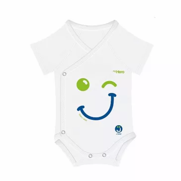   J Bimbi kombidressz koraszülött biopamut 44-62 cm My Hero 4 Season Wink 10737