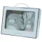 Gamberritos takaró wellsoft 80x110cm plüss játékkal szürke/kék maci 10757