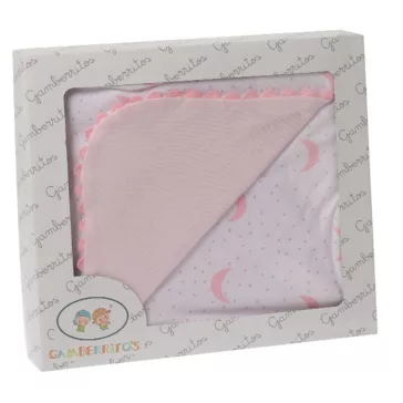 Gamberritos takaró pamut 80x80cm hold kék 10799