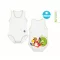 J Bimbi kombidressz 0-36 hó biopamut Summer Tropical Papagáj 10865
