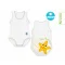 J Bimbi kombidressz 0-36 hó biopamut Summer Sealife Starfish 10866