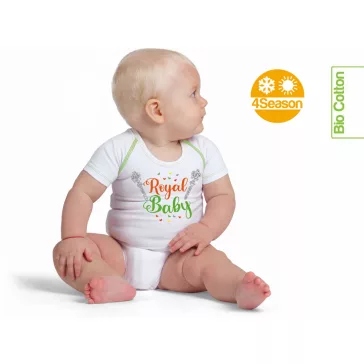   J Bimbi kombidressz 0-36 hó biopamut 4 Seasons Royal Baby 10999