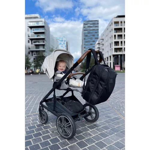 MiniMeis pelenkázó hátizsák és babarögzítõ hám étkezõszékhez Hero G5 Dusk Blue