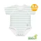 J Bimbi kombidressz 0-36 hó bambusz 4 Seasons csíkos aqua zöld 12044