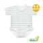J Bimbi kombidressz 0-36 hó bambusz 4 Seasons csíkos aqua zöld 12044