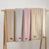 BabyOno babatakaró pamut/sherpa kötött 75x100cm szürke 1658
