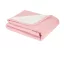 Kikkaboo takaró prémium pamut/sherpa kétoldalas 75x100cm Dream Big melange pink
