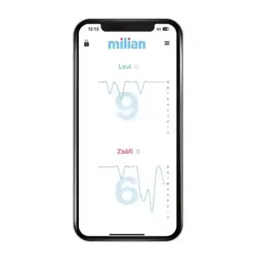   Milian légzésfigyelõ PRO Bluetooth Plus 3db érzékelõlappal