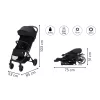 Fill sportbabakocsi Rover fekete K868-06