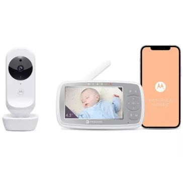   Motorola bébiõr kamerás CONNECT WIFI 4,3inch színes kijelzõvel, kamerával és okostelefon applikációval VM44