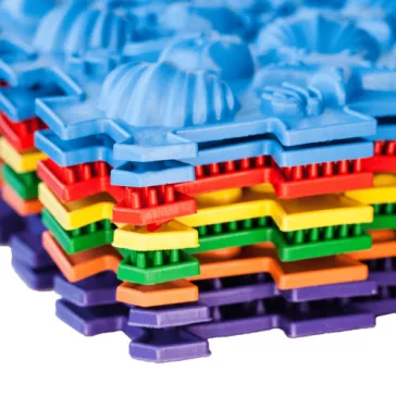   Puzzle Mix Kavics 1 elemből álló ortopédiai masszázs szőnyeg