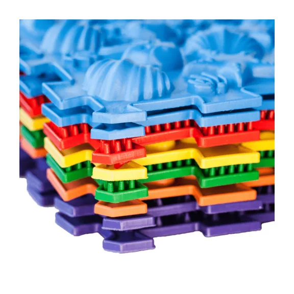 Puzzle Mix Kavics 1 elemből álló ortopédiai masszázs szőnyeg