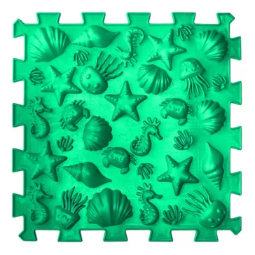   Puzzle Mix Tengerfenék 1 elemből álló ortopédiai masszázs szőnyeg