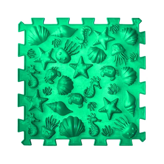 Puzzle Mix Tengerfenék 1 elemből álló ortopédiai masszázs szőnyeg