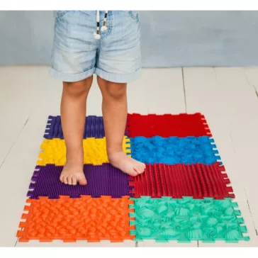   8 elemből álló "Tengerfenék" Puzzle masszázs szőnyeg