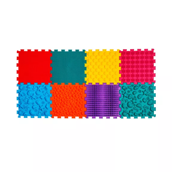 8 elemből álló "Tengerfenék" Puzzle masszázs szőnyeg