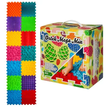 Szenzoros szőnyeg 14 elemből álló Mega Mix puzzle