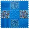 Puzzle Mix 9 elemből álló ortopédiai masszázs szőnyeg Kék