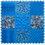Puzzle Mix 9 elemből álló ortopédiai masszázs szőnyeg Kék