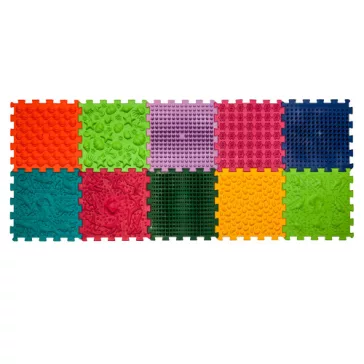   Ortek Dinoszauruszok Puzzle 10 elemből álló masszázs szőnyeg