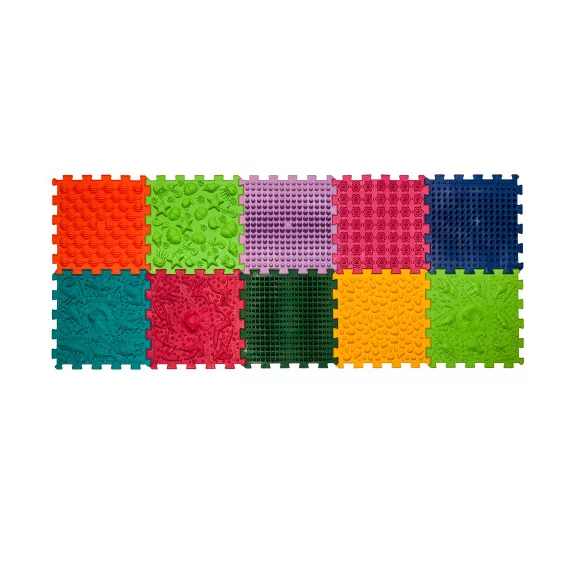 Ortek Dinoszauruszok Puzzle 10 elemből álló masszázs szőnyeg