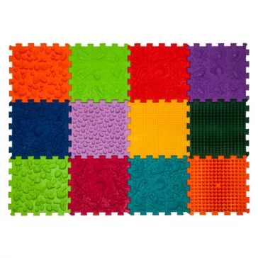   Szenzoros szőnyeg 12 elemből álló Ortek Dinoszauruszok Puzzle