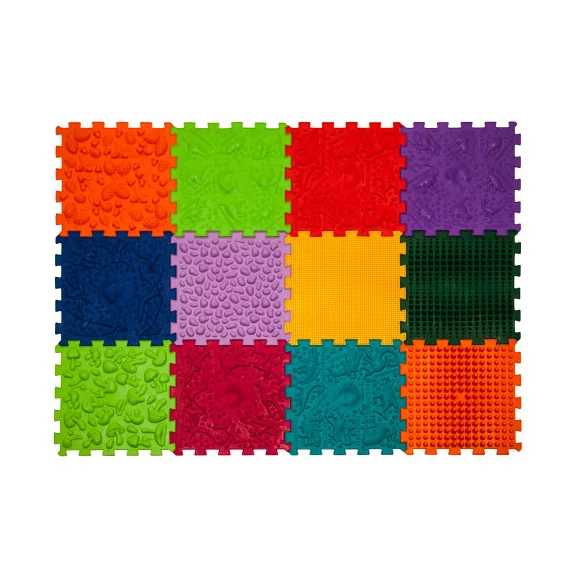 Szenzoros szőnyeg 12 elemből álló Ortek Dinoszauruszok Puzzle