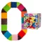 Szenzoros szőnyeg 12 elemből álló Ortek Puzzle + 8 Háromszögű puzzle elem
