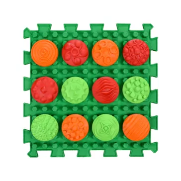   Ortek Mix Puzzle Méhsejt 1 elemből álló masszázs szőnyeg + „Minták”