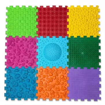   Megújult Ortek Mix Puzzle 9 elemből álló masszázs szőnyeg