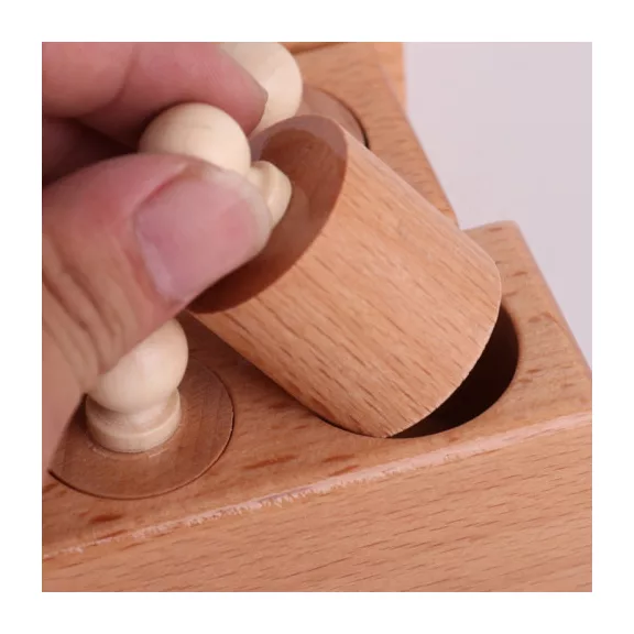 Montessori fa hengerkészlet Készségfejlesztő játék