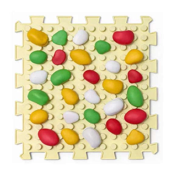 Ortek Mix Puzzle Méhsejt 1 elemből álló masszázs szőnyeg + „Kavicsok”