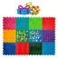 Szenzoros szőnyeg 12 elemből álló Ortek Mix Puzzle + „Kavicsok”